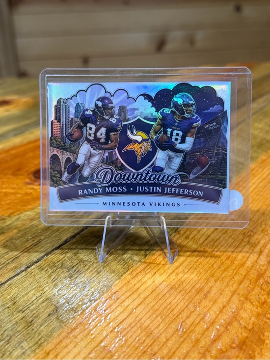 Other - Randy Moss / Justin Jefferson Minnesota Vikings Custom Downtown Football Card